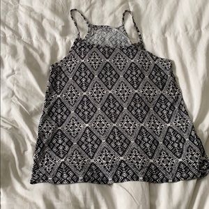 Black and white tank